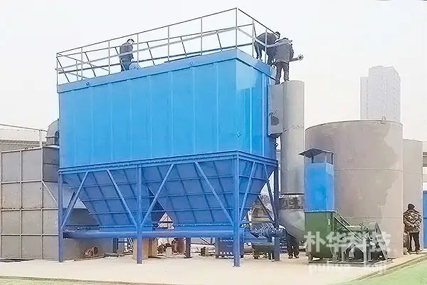 建筑粉碎站布袋除尘器