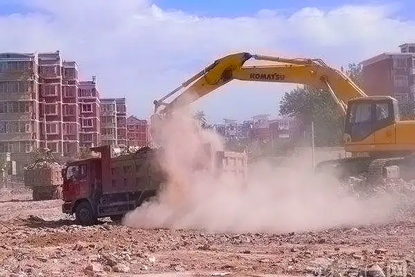 建筑扬尘污染