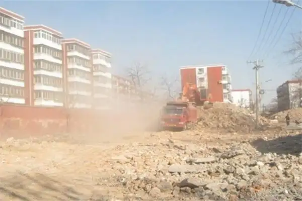 建筑工地扬尘污染