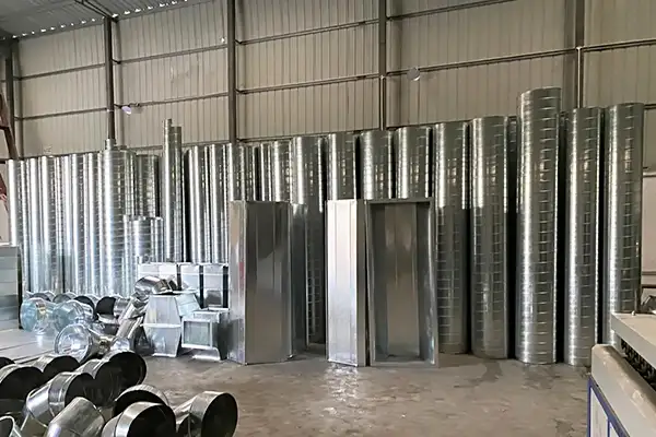 除尘设备通风管道